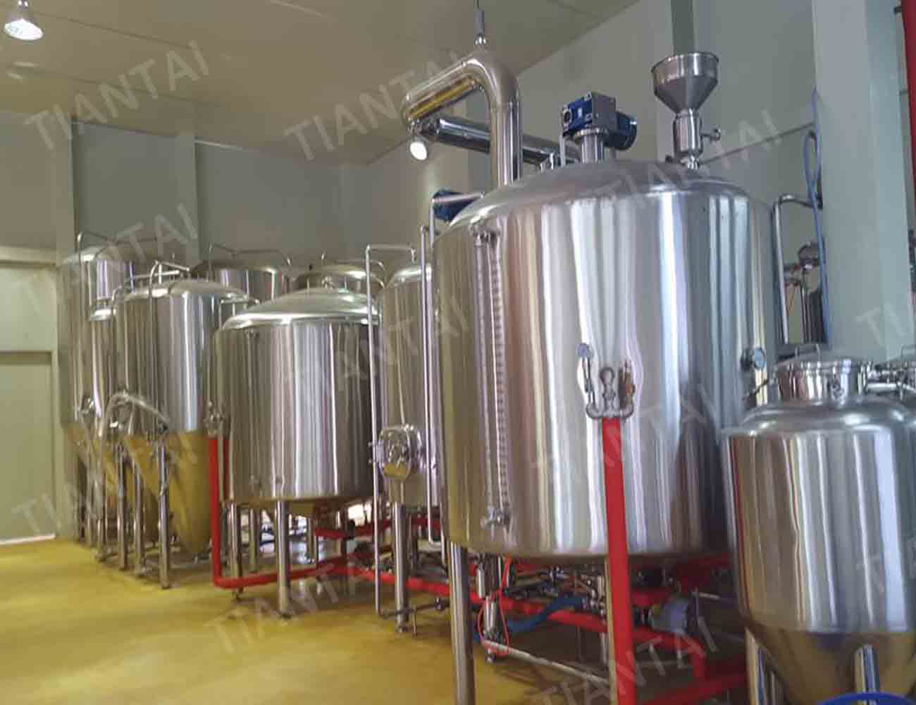 3000L craft beer brewing equipment in Korea TianTai® 2150HL brewery